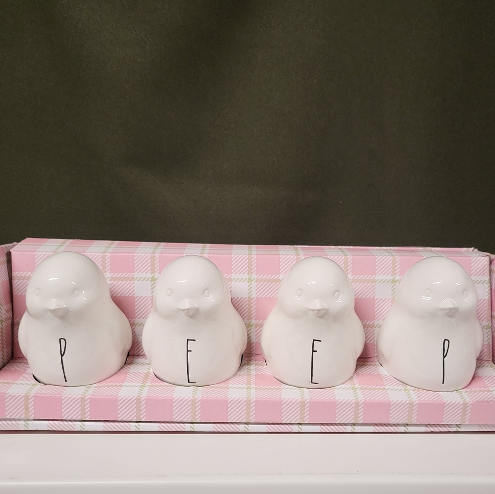Rae Dunn PEEP Easter Chick Figures